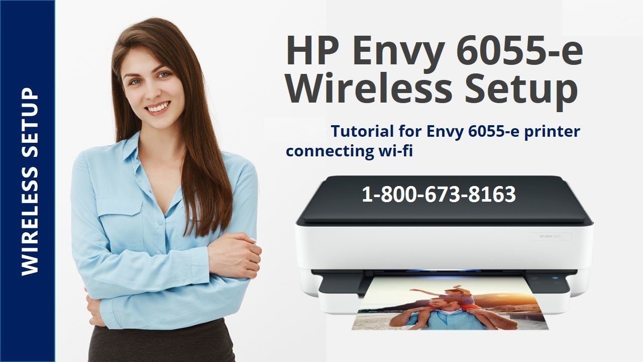 How to Connect HP Envy 6055e All-in-one Printer for windows and mac?