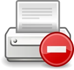 Printer showing offline error